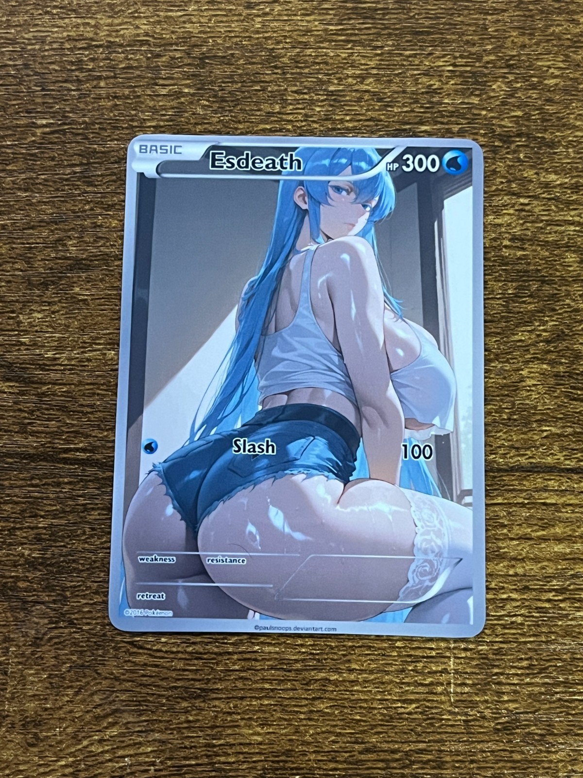 GoddessRecord- Waifu Card Esdeath home Anime Art Card