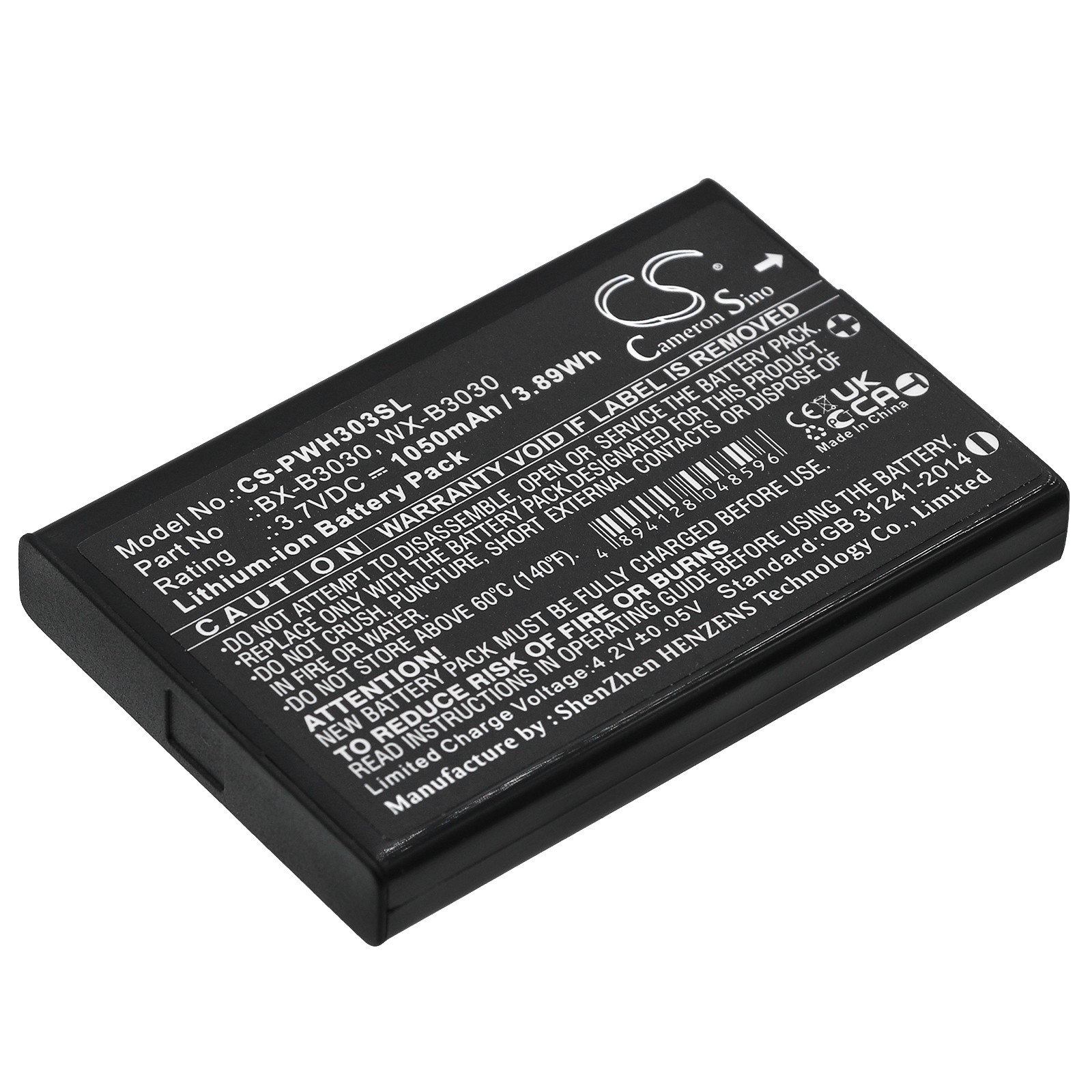 Battery for Panasonic BX-B3030 CE-3030 WX-B3030 Attune 3020 3050 WX-H3030 T3020