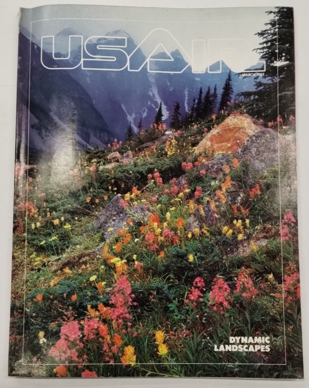 USAIR Magazine March 1987/ Volume IX/Number III-Original.