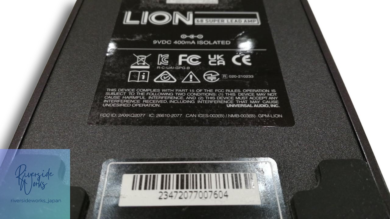 UNIVERSAL AUDIO LION 68 SUPER LEAD AMP Simulator Pedal JP