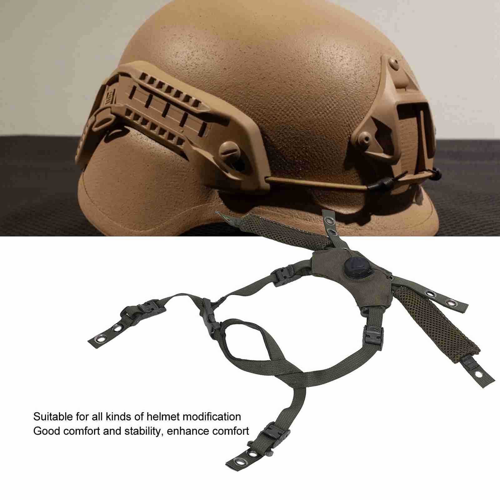 Adjustable Dial Suspension System Chin Strap Helmet Accessories For Fast For