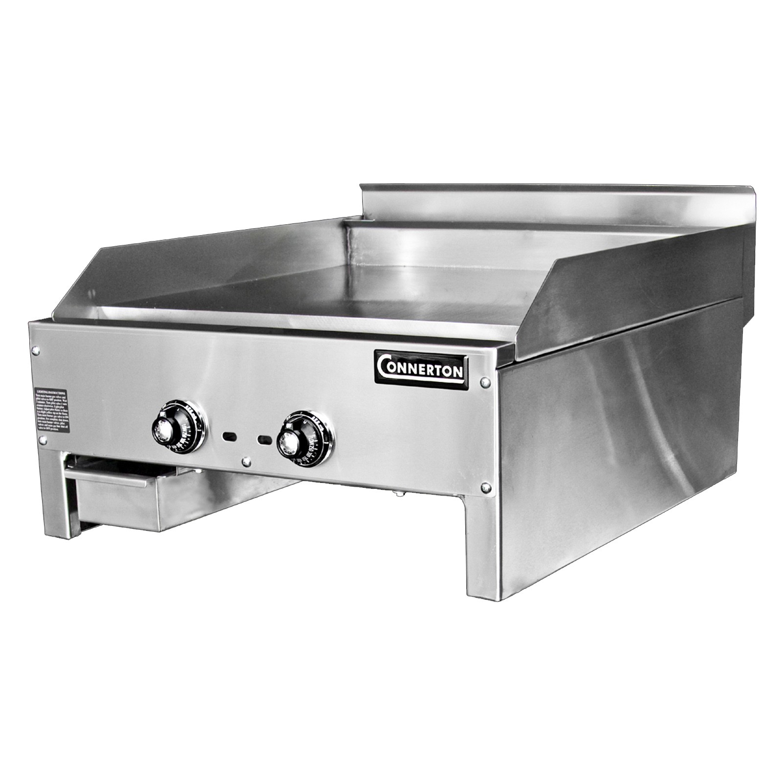 Connerton CG-48-T 48" Countertop Gas Griddle with Thermostatic Controls, 1" T...