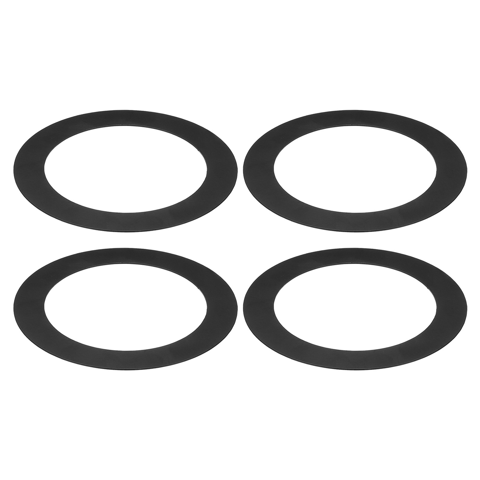4 Pcs Goof Rings Inner 6.29" Outer 8.66",Cover Recessed Light Trim Black