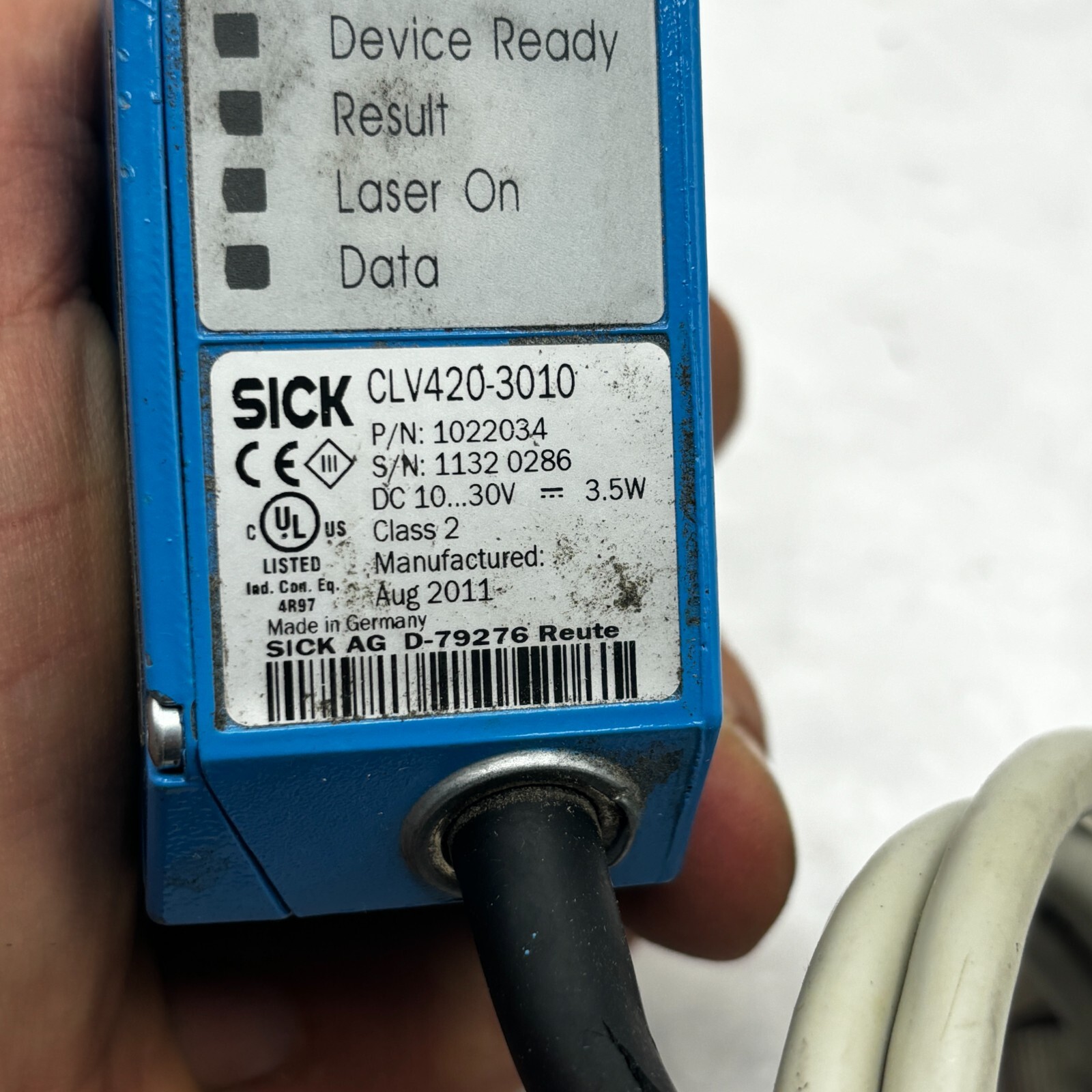 Sick CLV420-3010 Fixed Mount Barcode Scanner ⭐