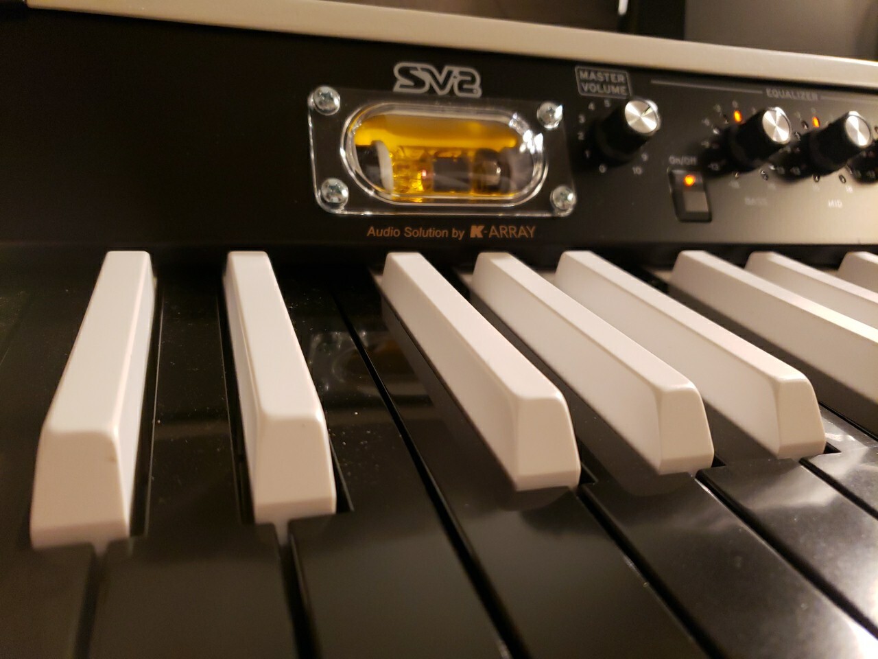 One of a Kind Gift for Music Lovers: Korg SV2 SP 88 Reverse Color Keyboard RARE