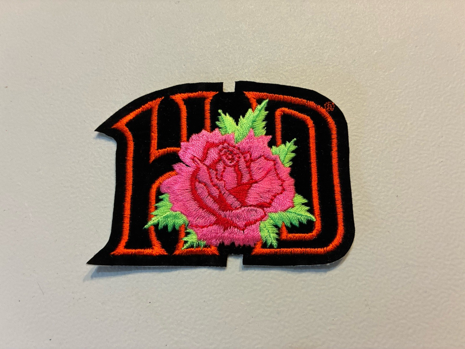 NOS H-D Rose Harley Davidson patch Ladies of Harley Pink LOH OLP Flower HD