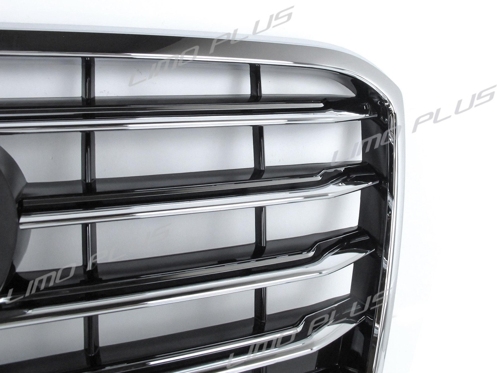 Front Bumper Grille Radiator Grill Gloss Silver Grid For Audi A8 D4 2011-2014