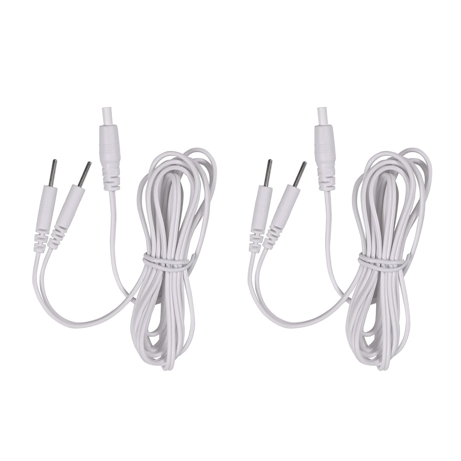 Electrode Lead Wires Pin Connector Cables 2 Pack