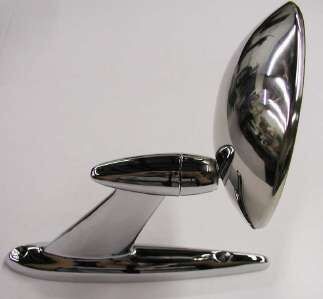 NEW Outside Rearview Mirror with Pad 1955-65 Ford Car