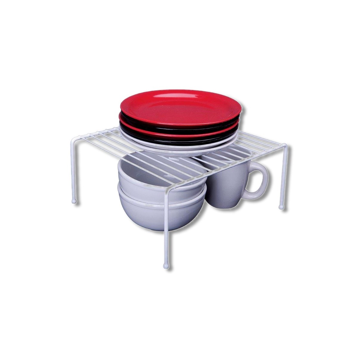 Grayline 5-3/8 in X 11-1/2 in X 10-1/2 in PE Coated White Storage Shelf 40115