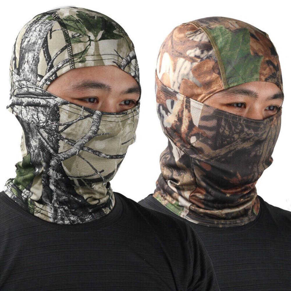 Tactical Camouflage Balaclava Full Face Mask Hood Military Army Hunting Cover US