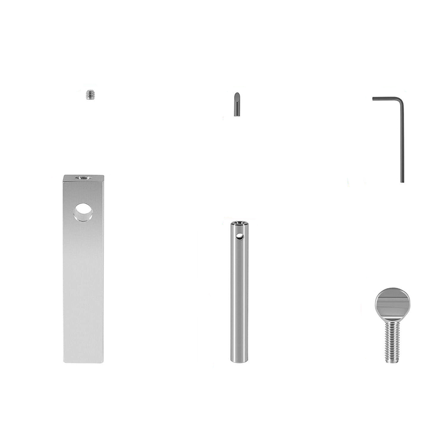 Stainless Steel Knife Maker's Center Scribe and Adjustable Carbide Tip