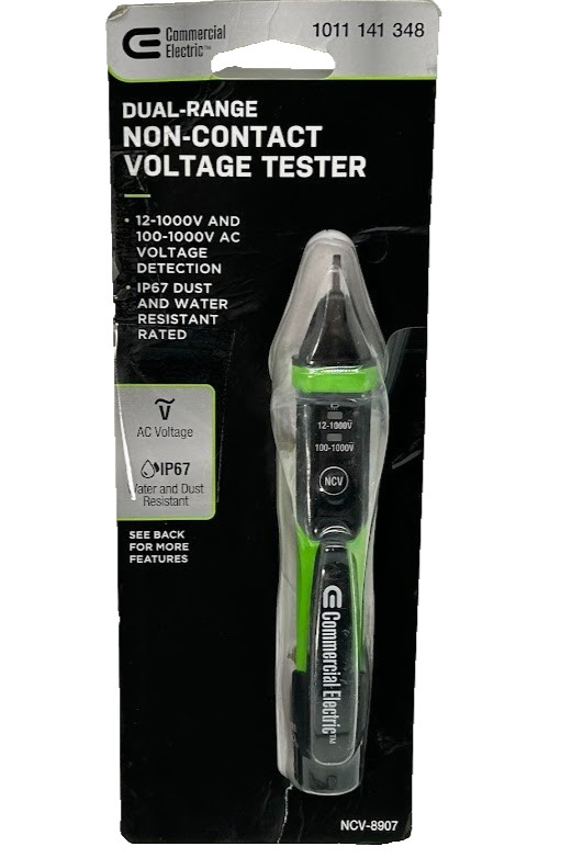 Commercial Electric Digital Dual Range Non Contact Voltage Tester, 12-1000V AC
