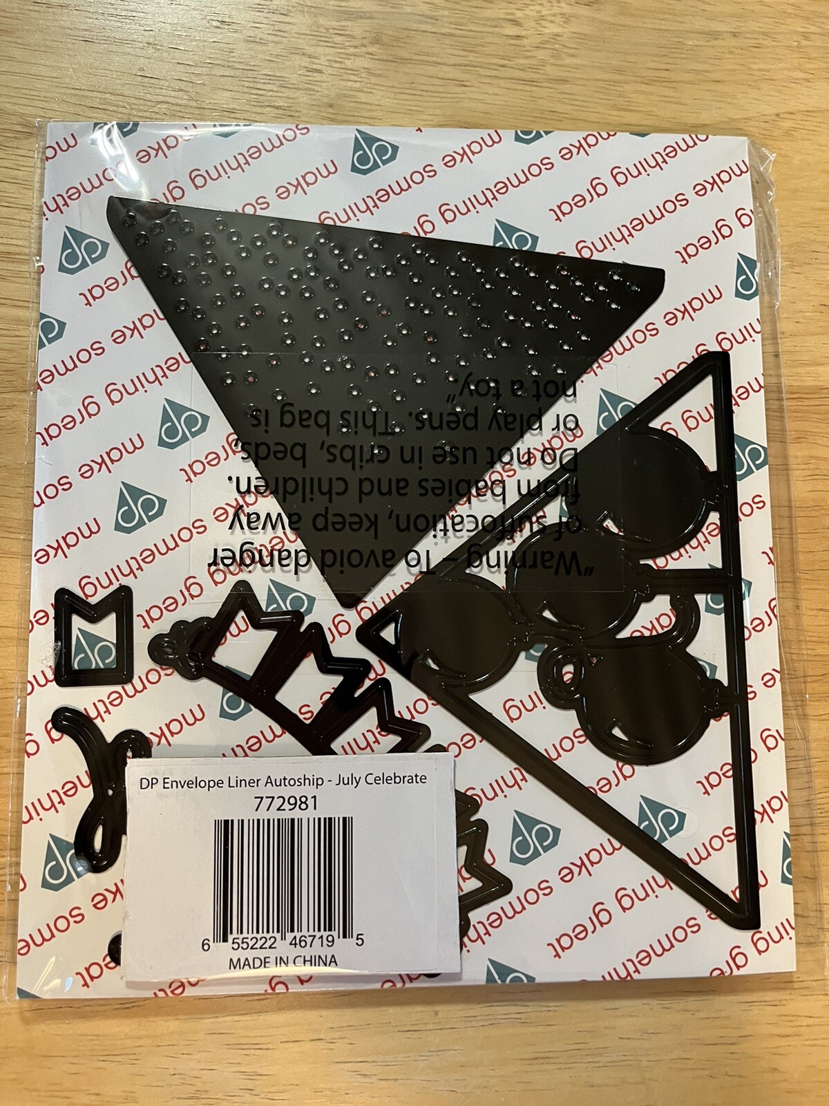 Diamond Press Envelope Liner Die Set - July Celebrate #772981