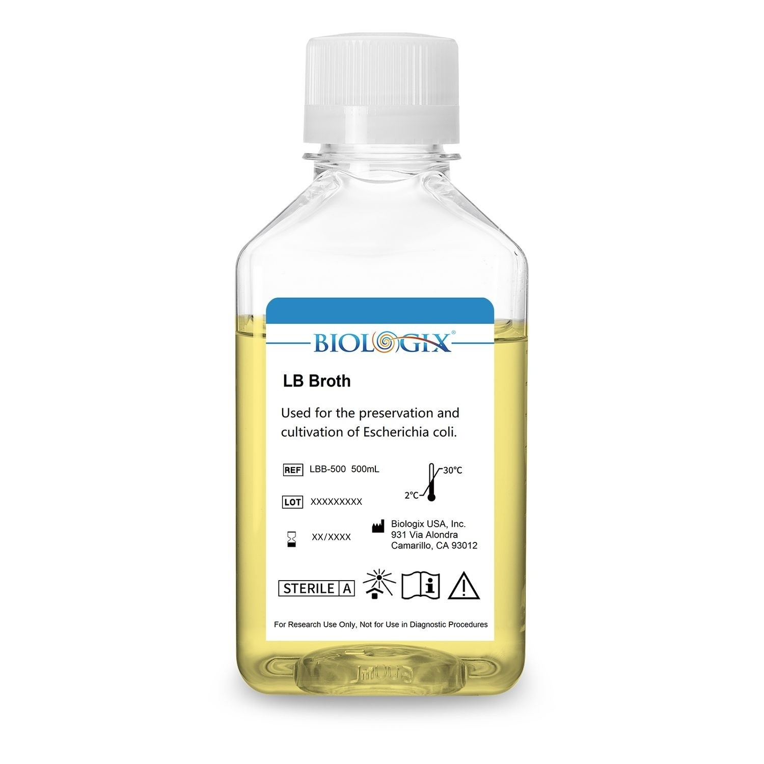 Biologix® LB broth Medium, Sterile