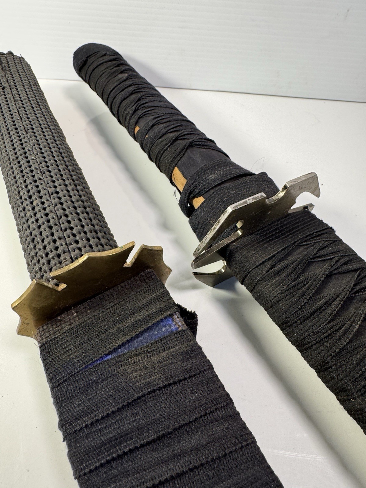 2 Swords 1- Bud K BK-385 Other Unmarked One 38 Inch Other Is 37 Inch In Total