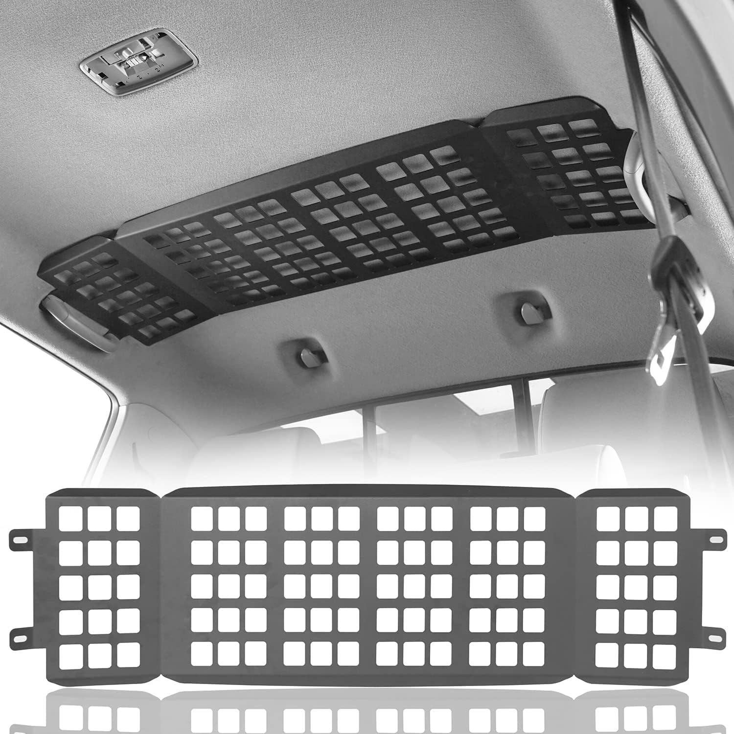 Overhead Storage Panel MOLLE Rack Truck Organizer