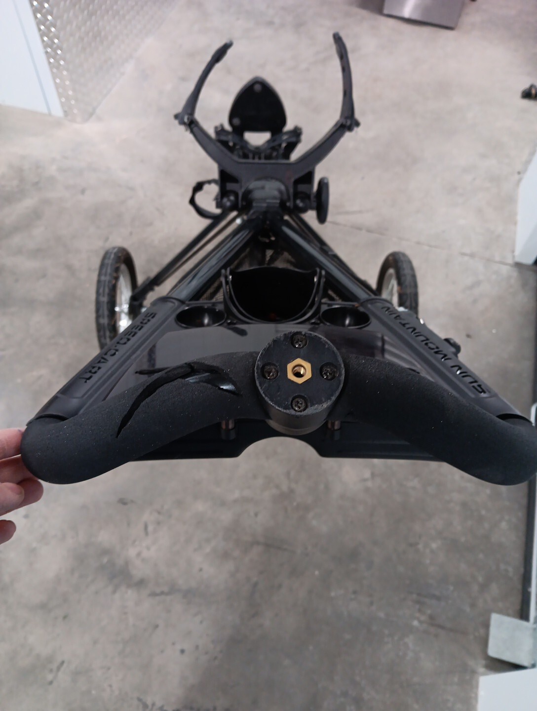 Sun Mountain Speed Cart V1 Push Pull Cart Three Wheels