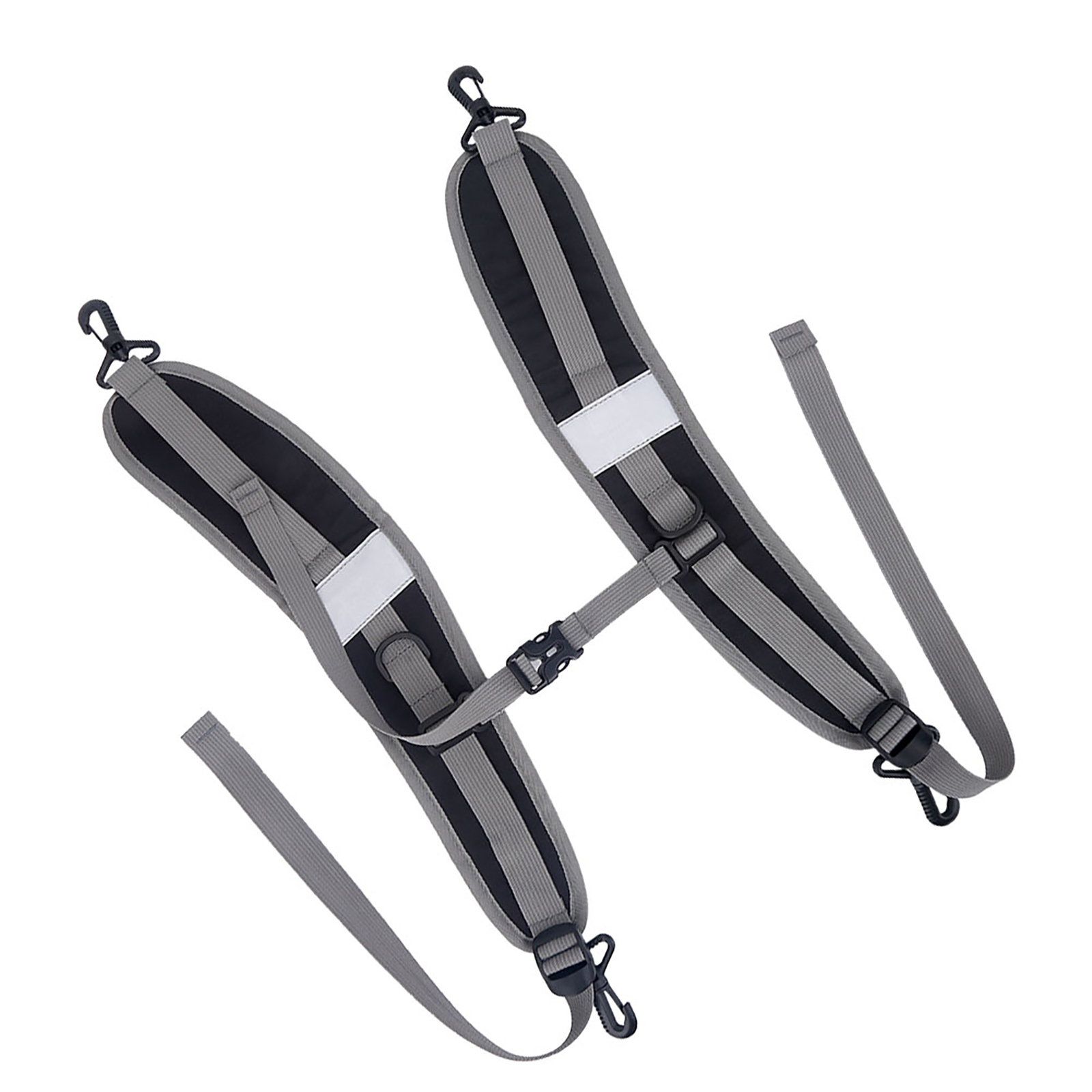 1 Pair Waterproof Nylon Adjustable Shoulder Straps Replacement for Backpack