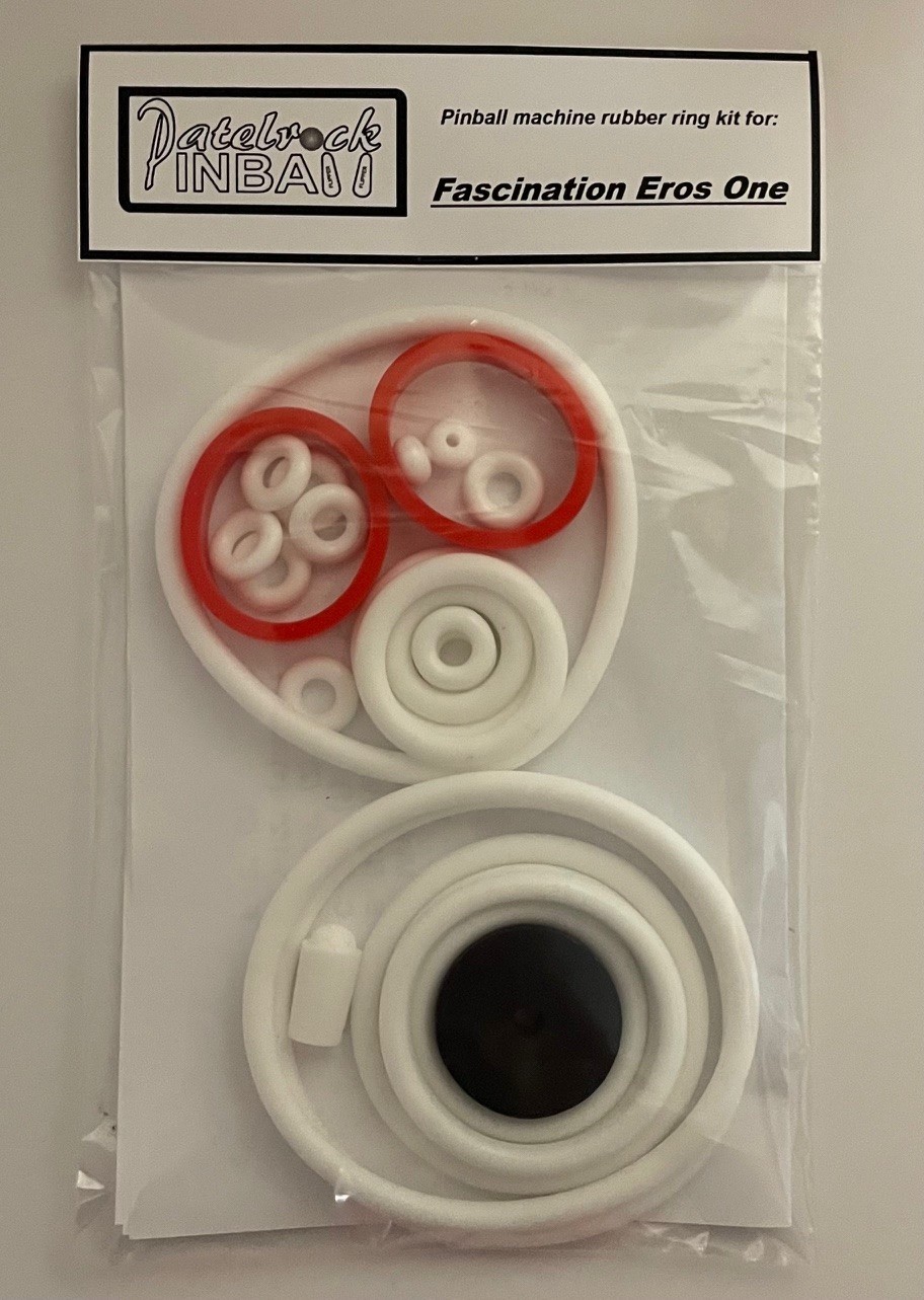 1979 Fascination Eros One Pinball Machine Rubber Ring Kit