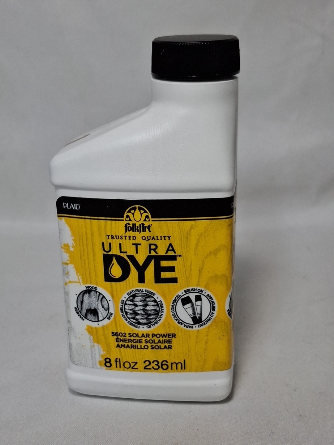 Plaid FolkArt Ultra Dye "Solar Power" 5602 Art Craft Wood, Natural Fiber, 8 Oz