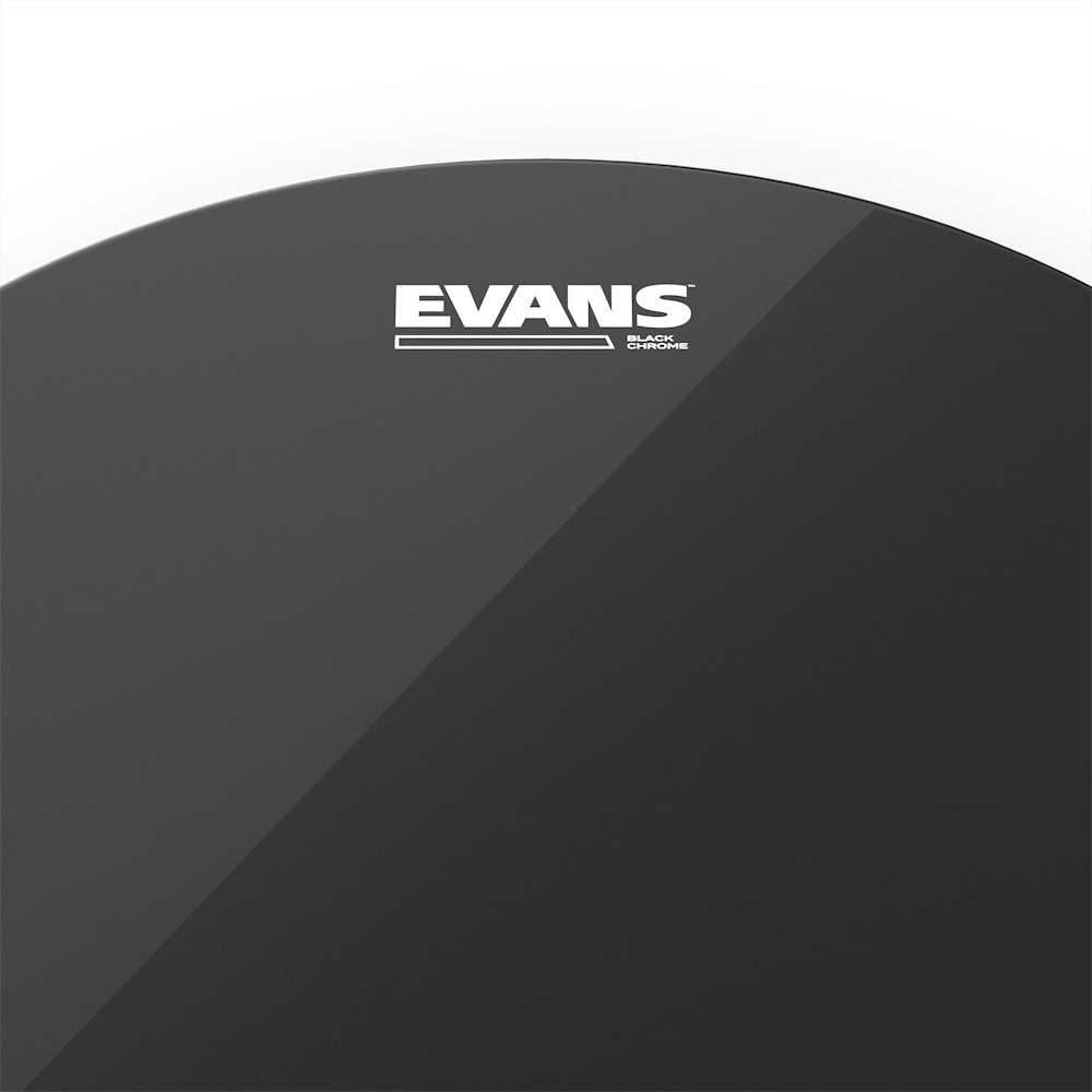 Evans Black Chrome Drum Head - 8"