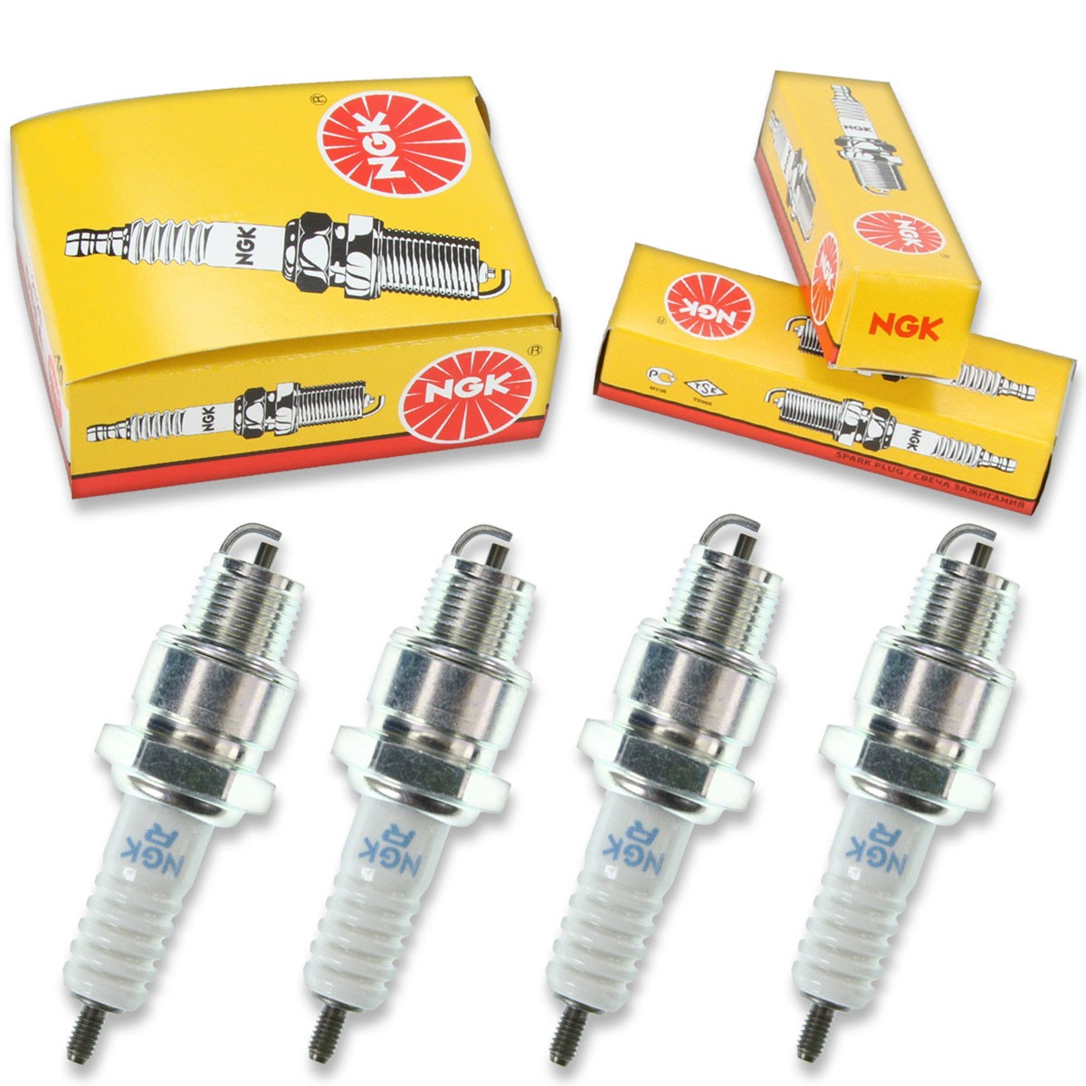 4pcs 04-10 DRR DRX2 90 NGK Standard Spark Plugs 90 Kit Set Engine yo
