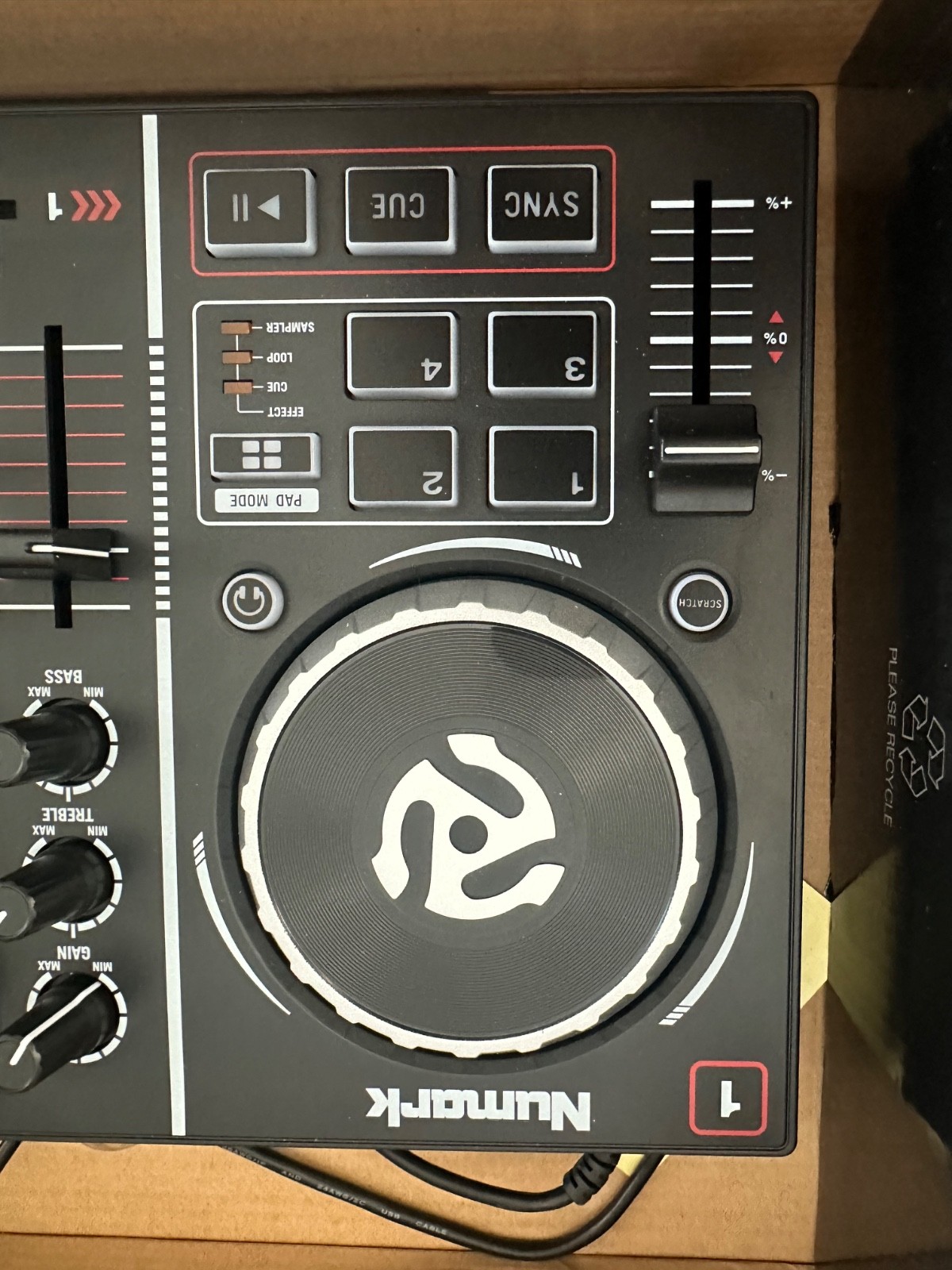 Numark Party Mix Double Deck Controller with Party Lights - Beginners