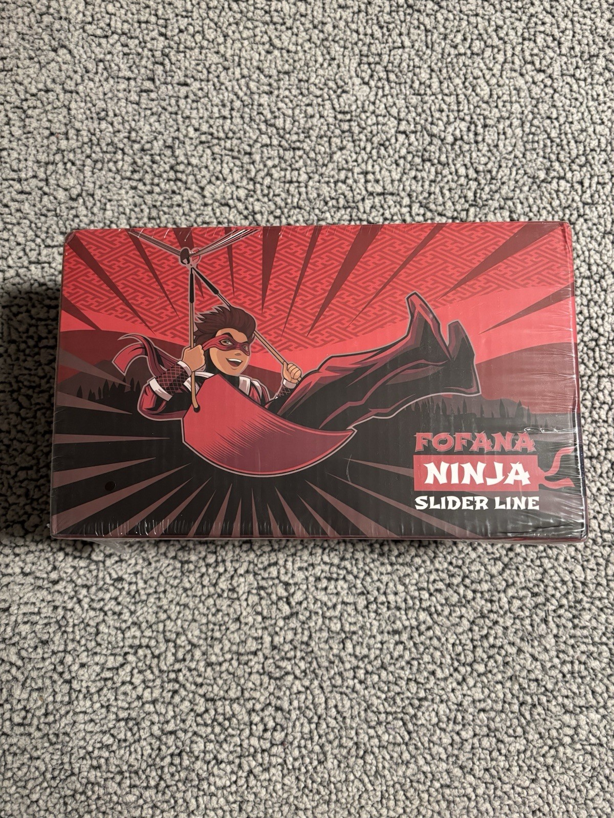 Fofana Ninja Warrior Obstacle Course Slackline with Ninja Slider ~ Brand New 👀