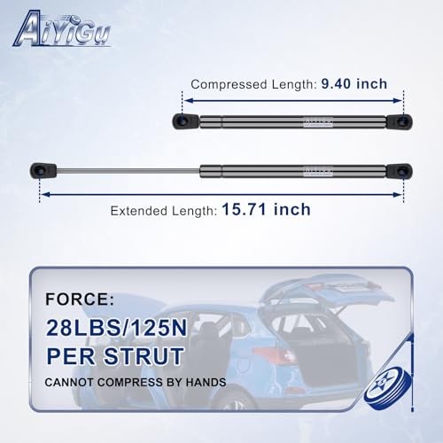 C16-08941 16 Inch 28LB/125N Gas Shock Strut Spring Lift Support for Truck