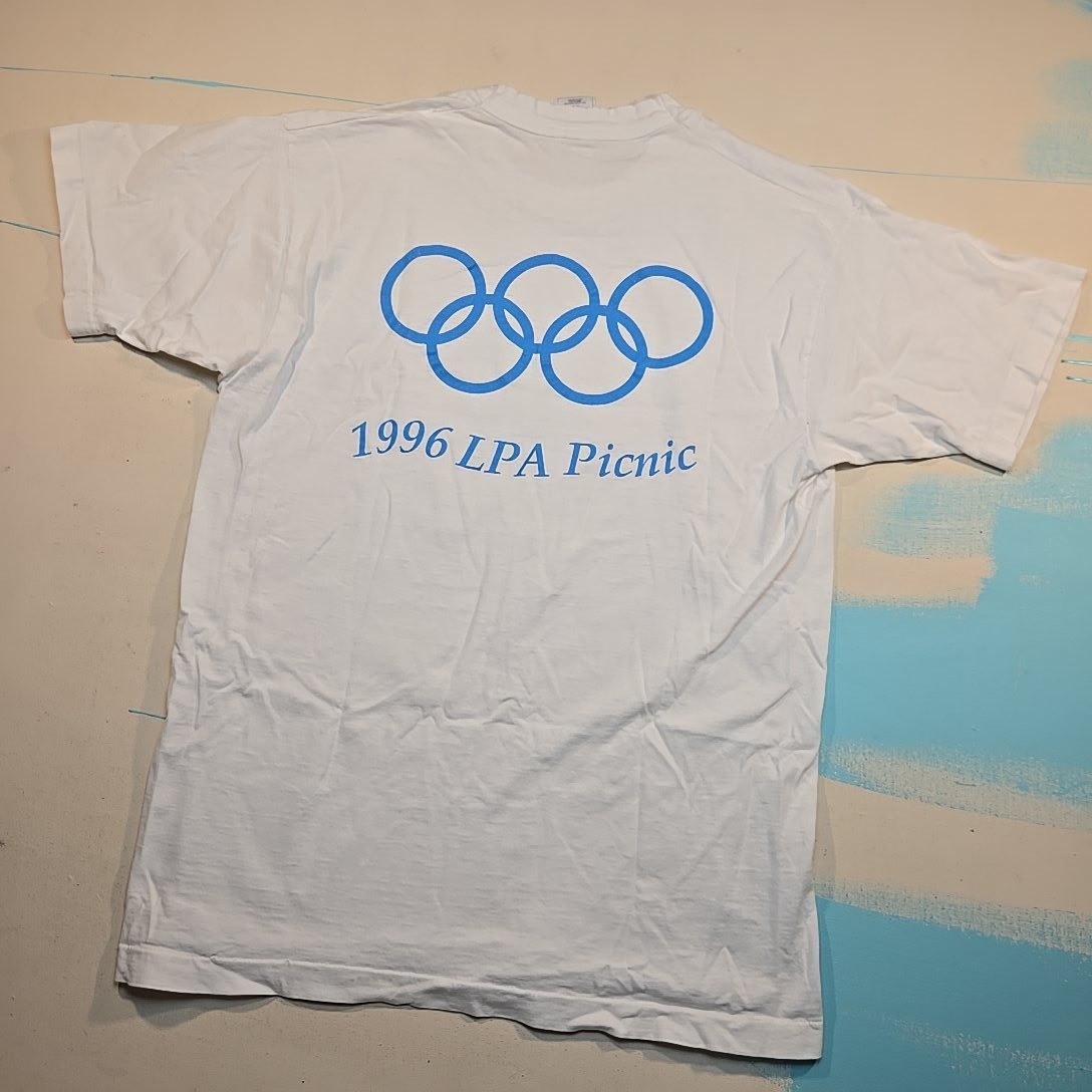 VTG 1996 LPA Software Tech T-Shirt Single Stitch SZ L Tee FOTL OLYMPICS USA 90s