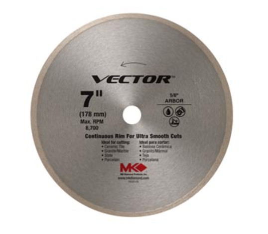 MK Diamond Tile Blade Vector Plus 10" x .080" x 5/8" 168350