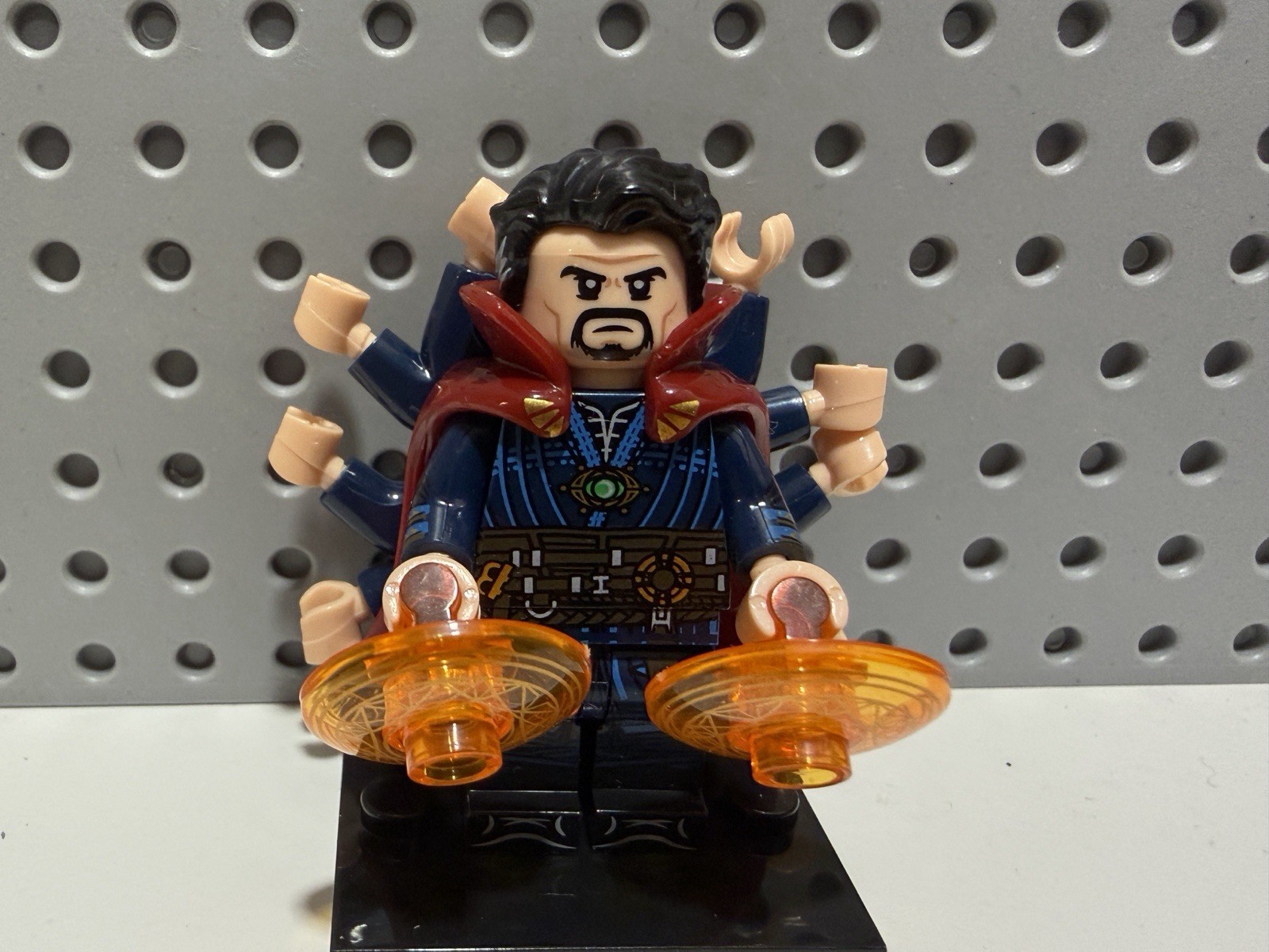 LEGO Marvel Dr Strange 6 Arms Custom Minifigure