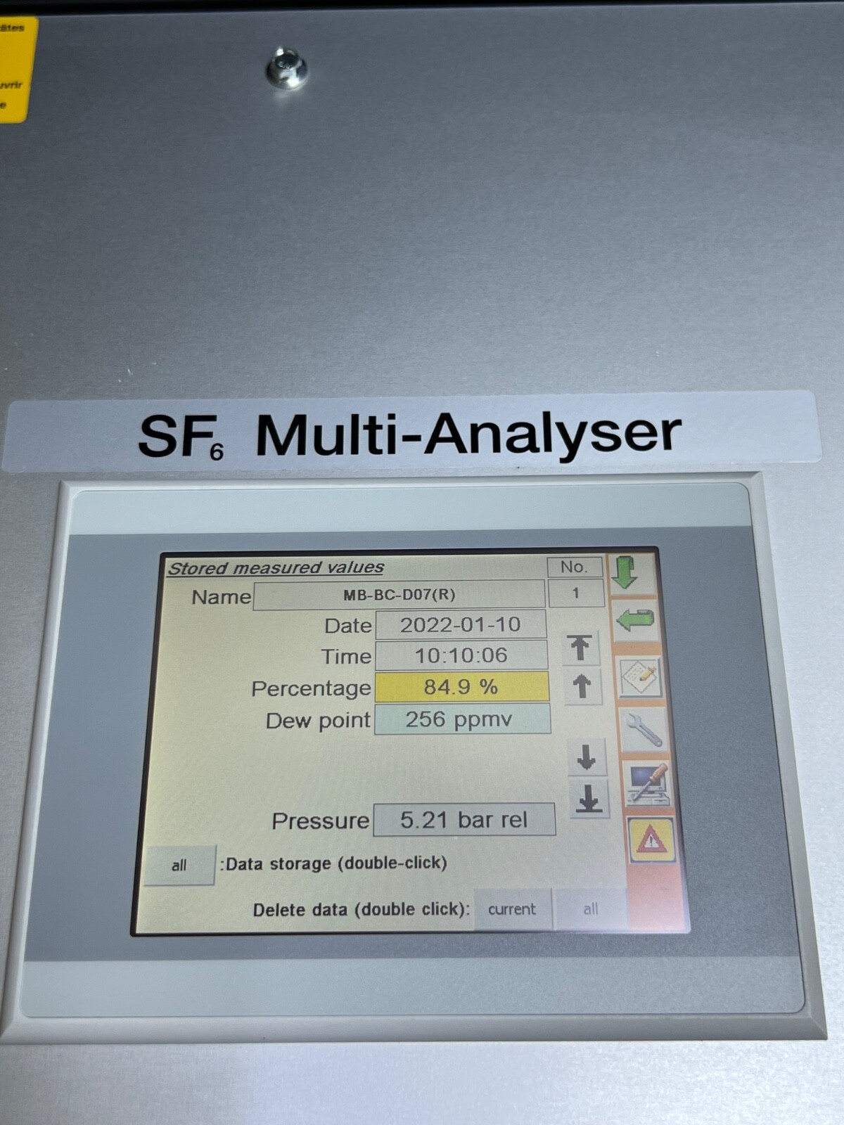 DILO 3-038R-R201 SF6 MULTI-ANALYSER