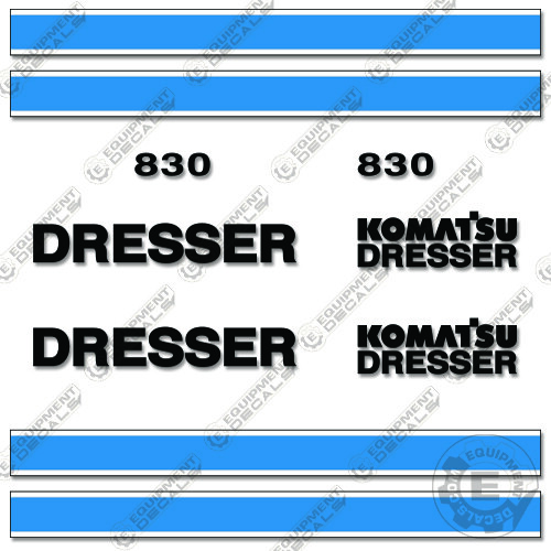 Fits Komatsu Dresser 830 Decal Kit Motor Grader Replacement Sticker Set