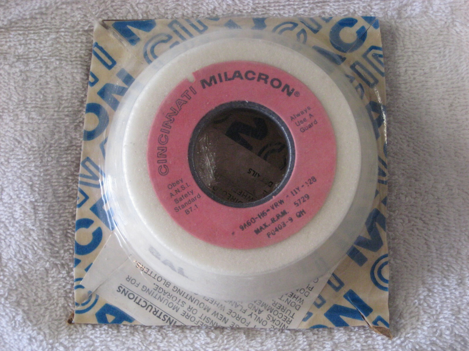 CINCINNATI MILACRON 9A60-H6-VRW FLARING CUP GRINDING WHEEL 11Y-128