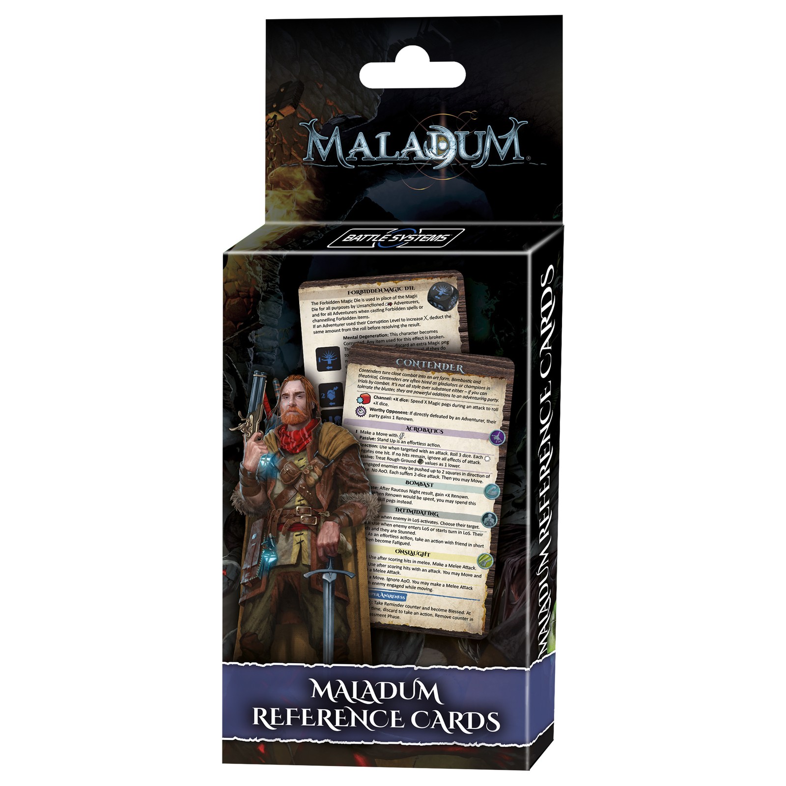 Maladum Reference Cards - Dungeon Crawler D&D DND HeroQuest Battle Systems YHP