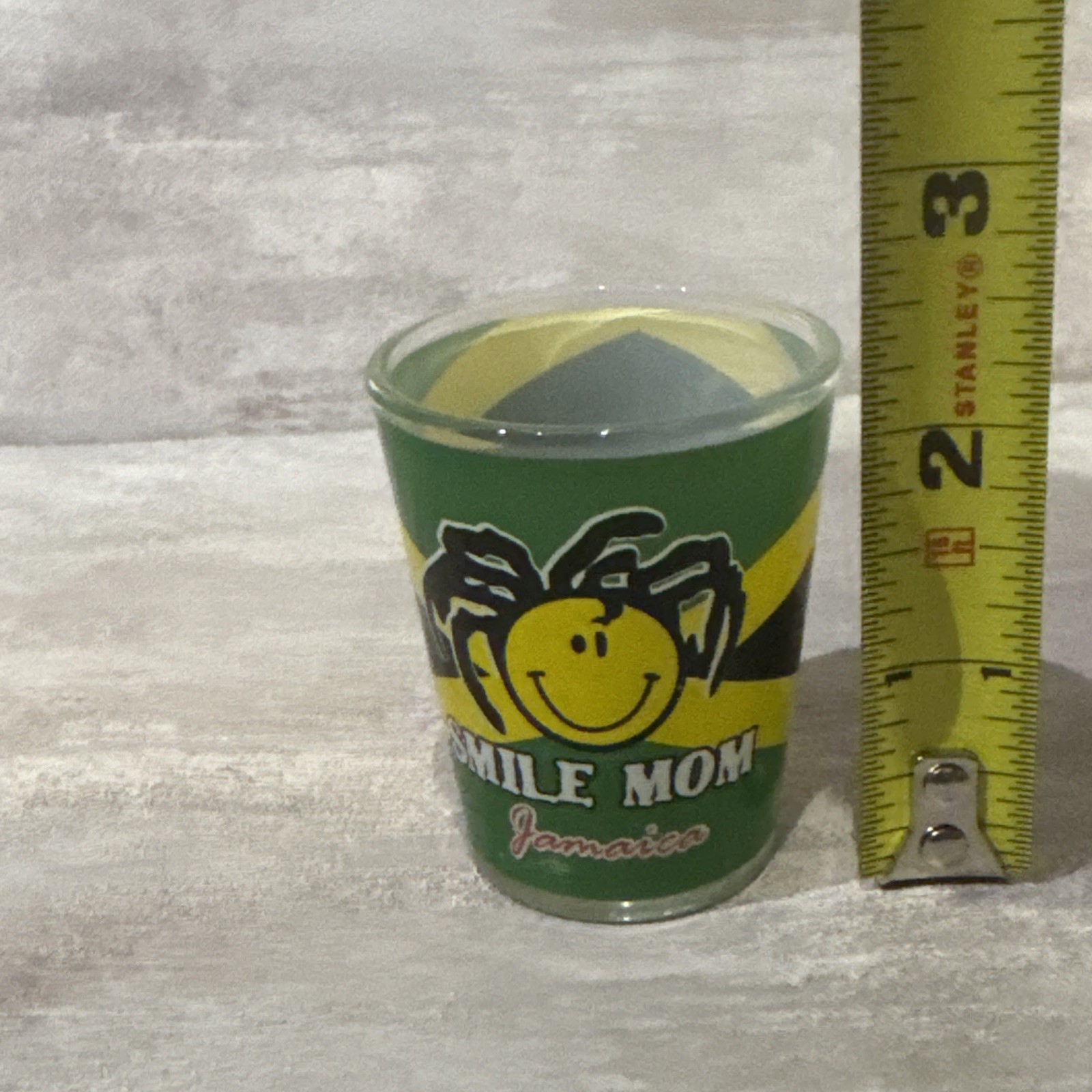 Jamaica Shot Glass/Smile Mom
