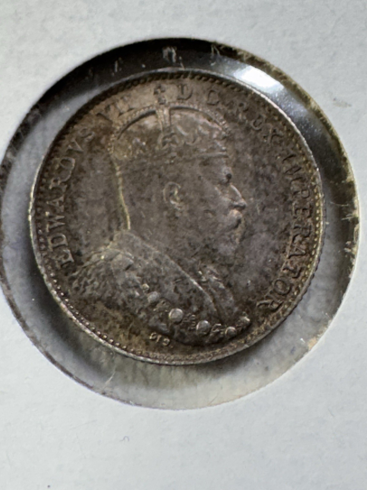 1902 Canada 5 Cents Small Silver Coin