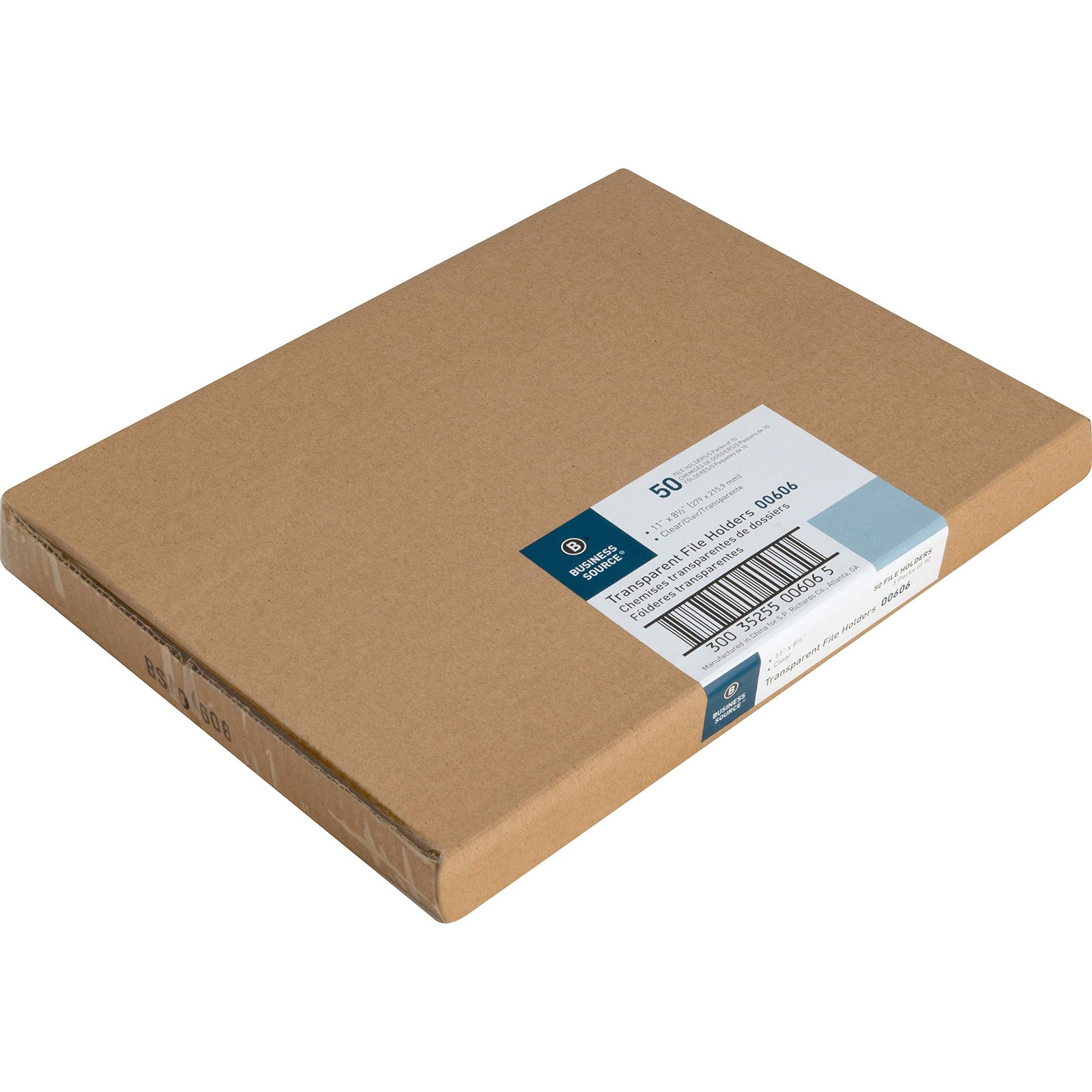 File Sleeve, Clear (00606BX)