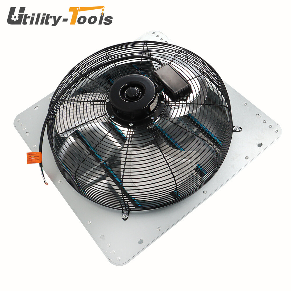 20 Inch Aluminum Shutter Exhaust Fan High Speed Wall Mounted Garage Greenhouse