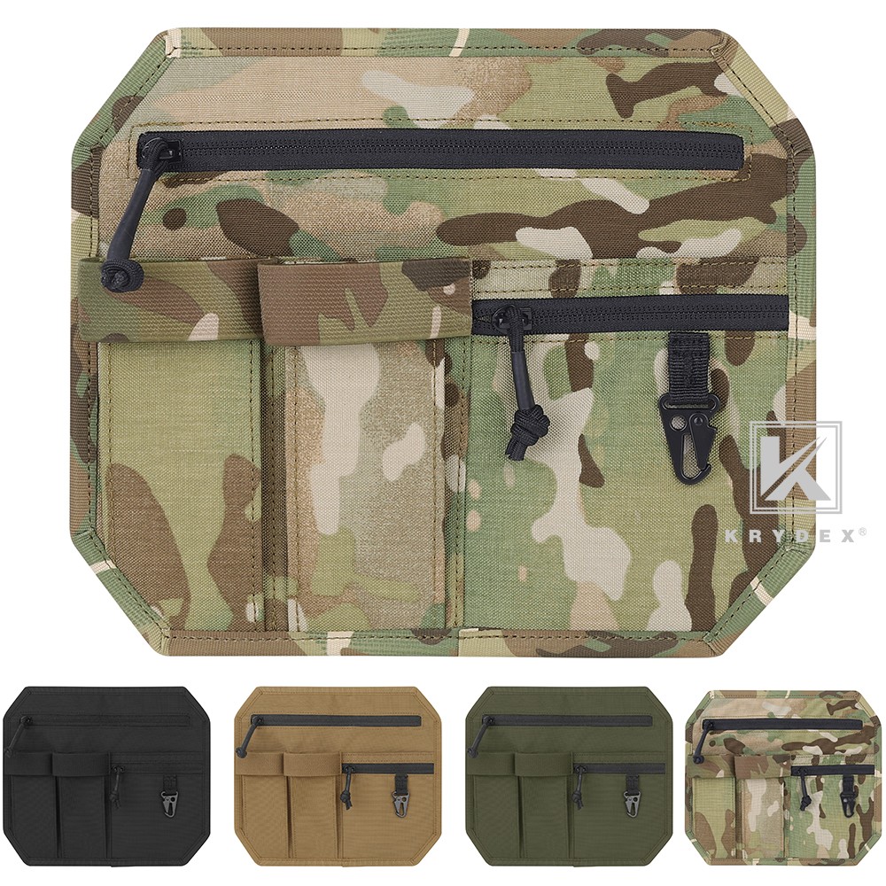 KRYDEX Tactical Organizer Panel Hook Backed Admin EDC Pouch Holder Lightweight