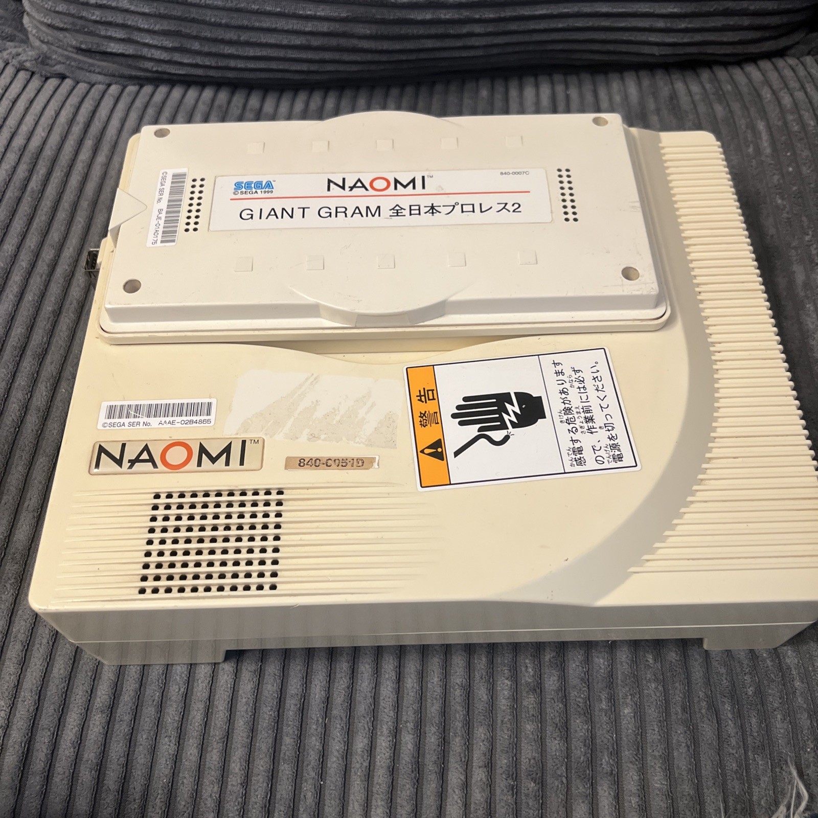 Sega Naomi Giant Gram All Japan Pro Wrestling 2 Arcade PCB (Tested Working)