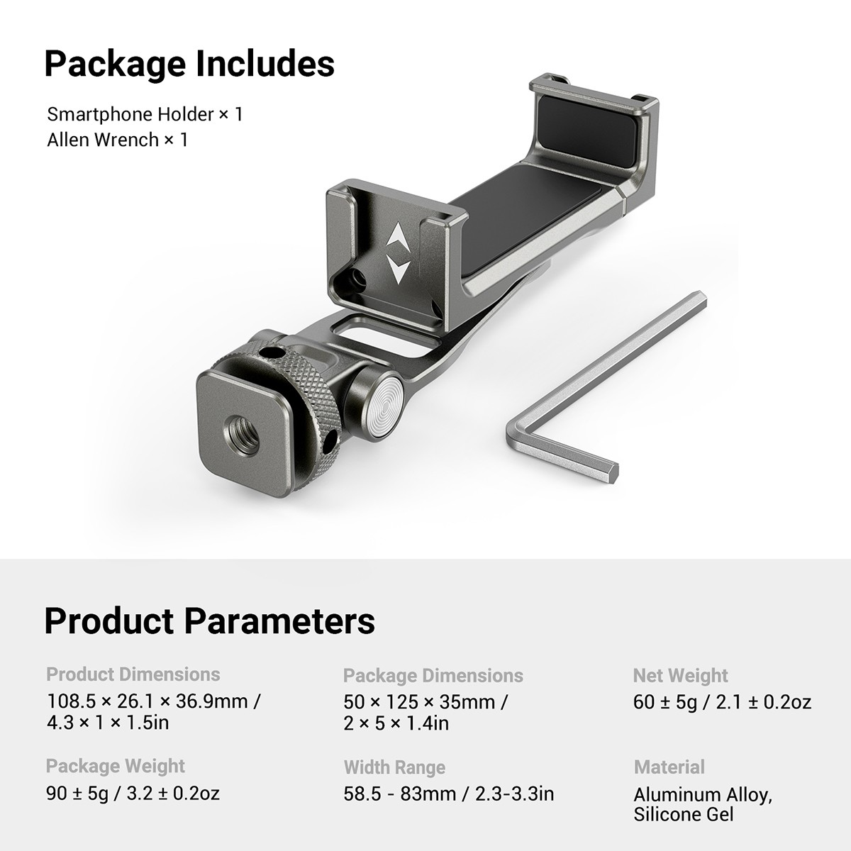 SmallRig 3559 Multifunctional Universal Smartphone Holder