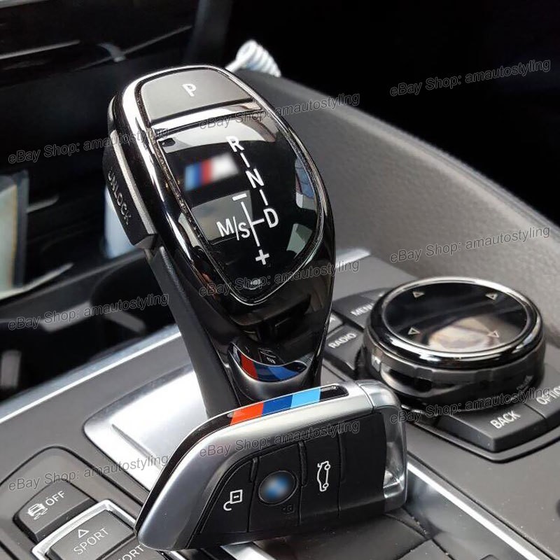 M Styling Gear Shift Knob Panel Trim Cover For BMW F10 F15 F16 F22 F25 F26 F30