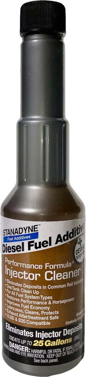 Performance Diesel Injector Cleaner - 4 Pack (8oz Bottles) for Peak Engine Power