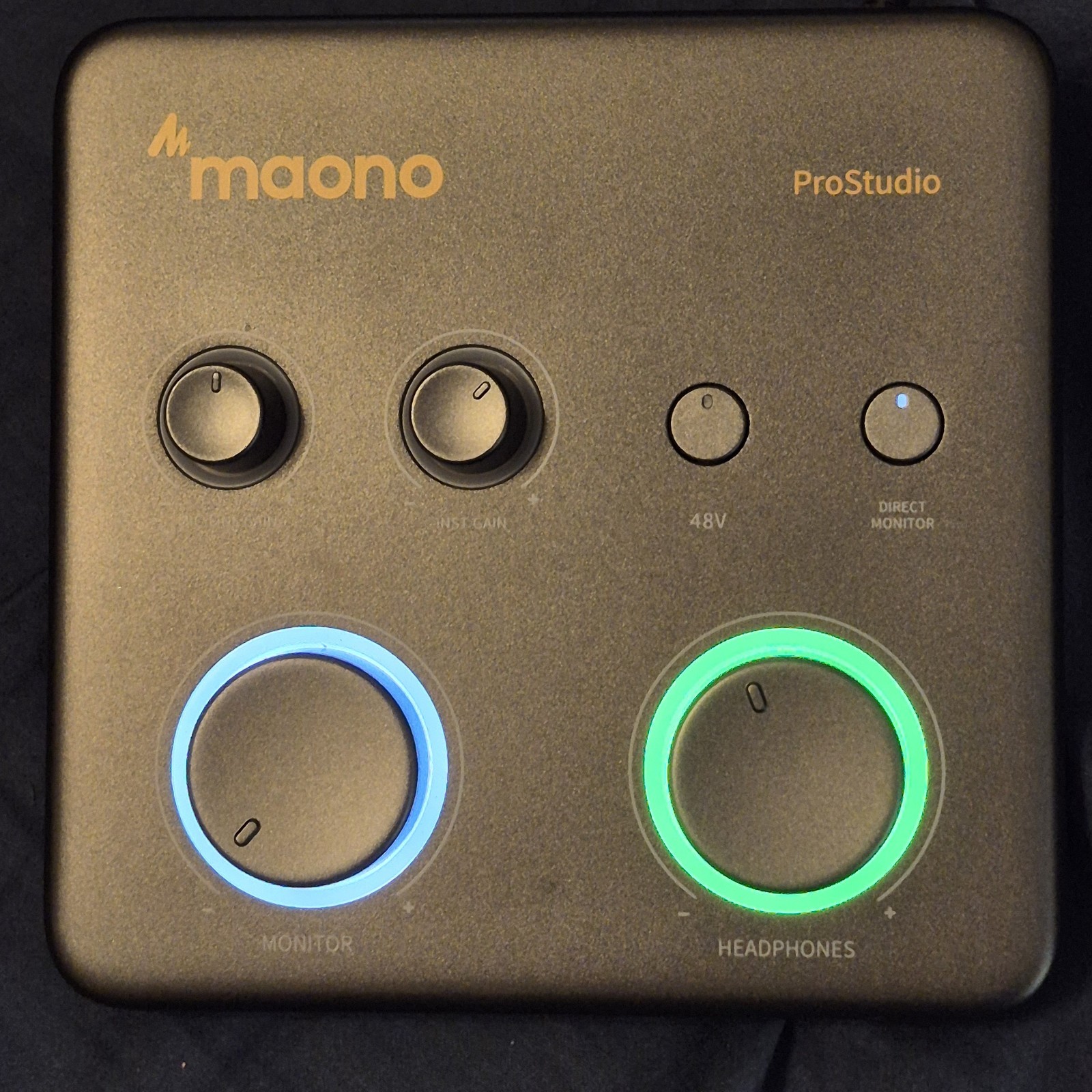 Maono ProStudio PS22 Lite USB Audio Interface Tested Powers On Box No USB Cable