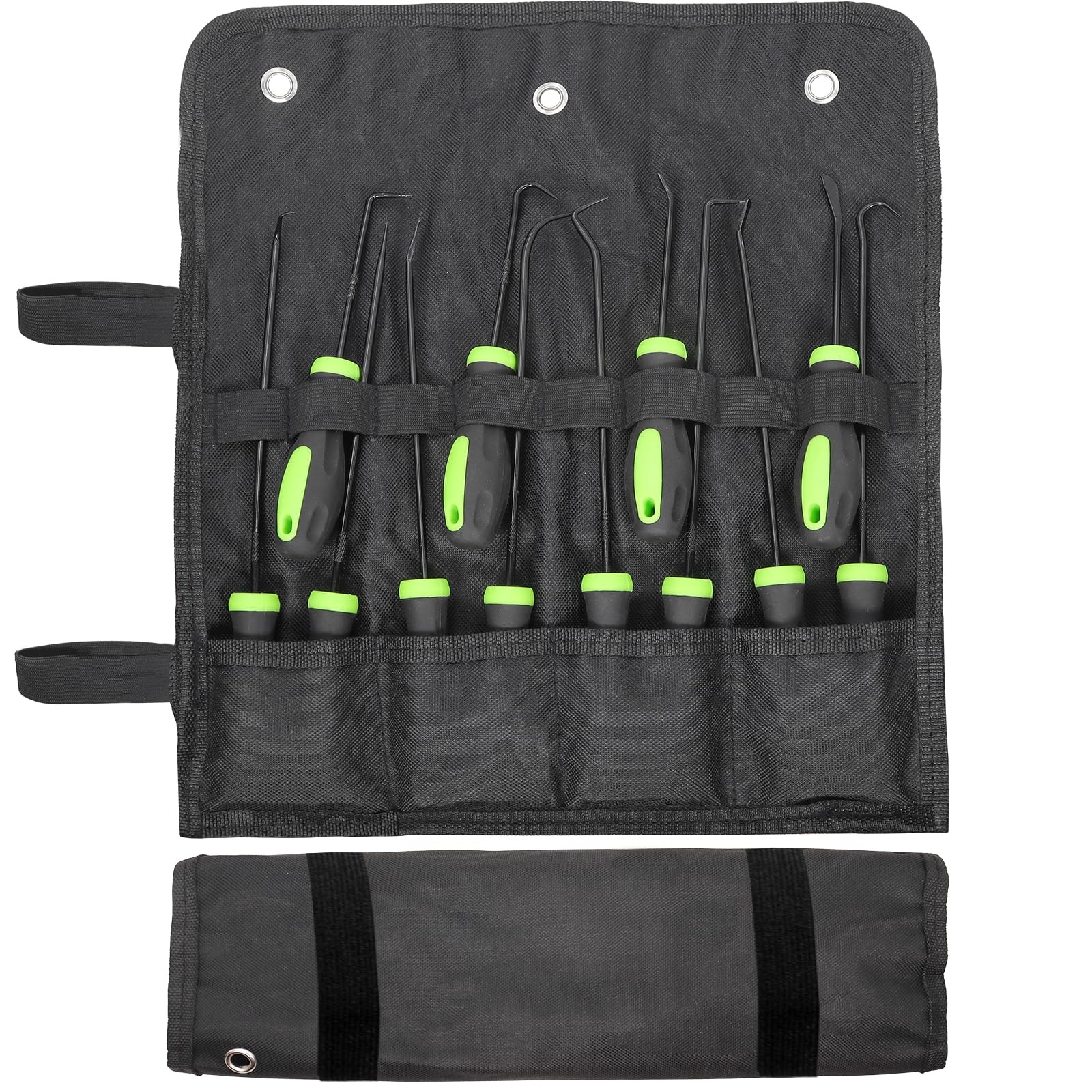 12PCS Automotive Hook and Pick Tool Set,Long & Mini Precision Puller Remover ...