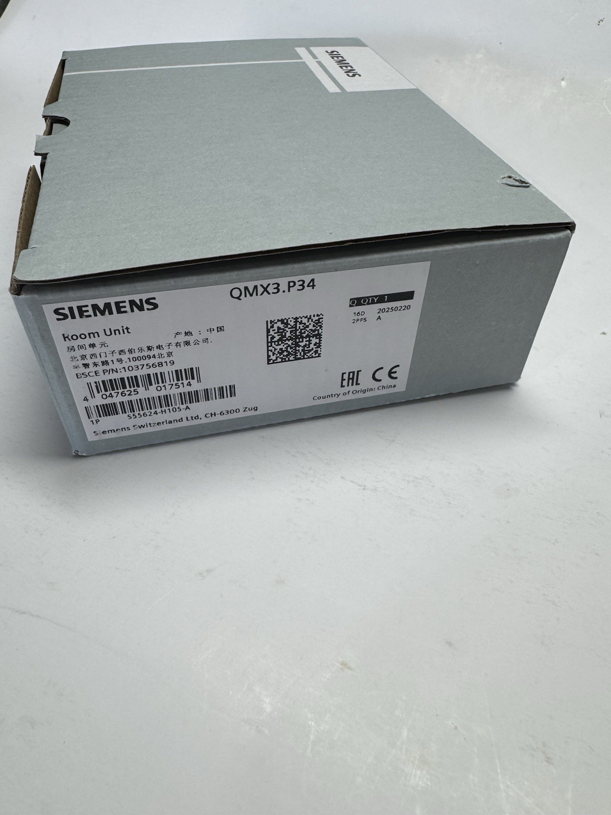 10-Siemens QMX3.P34 Temperature Sensor NIB SHIPS SAME DAY FAST