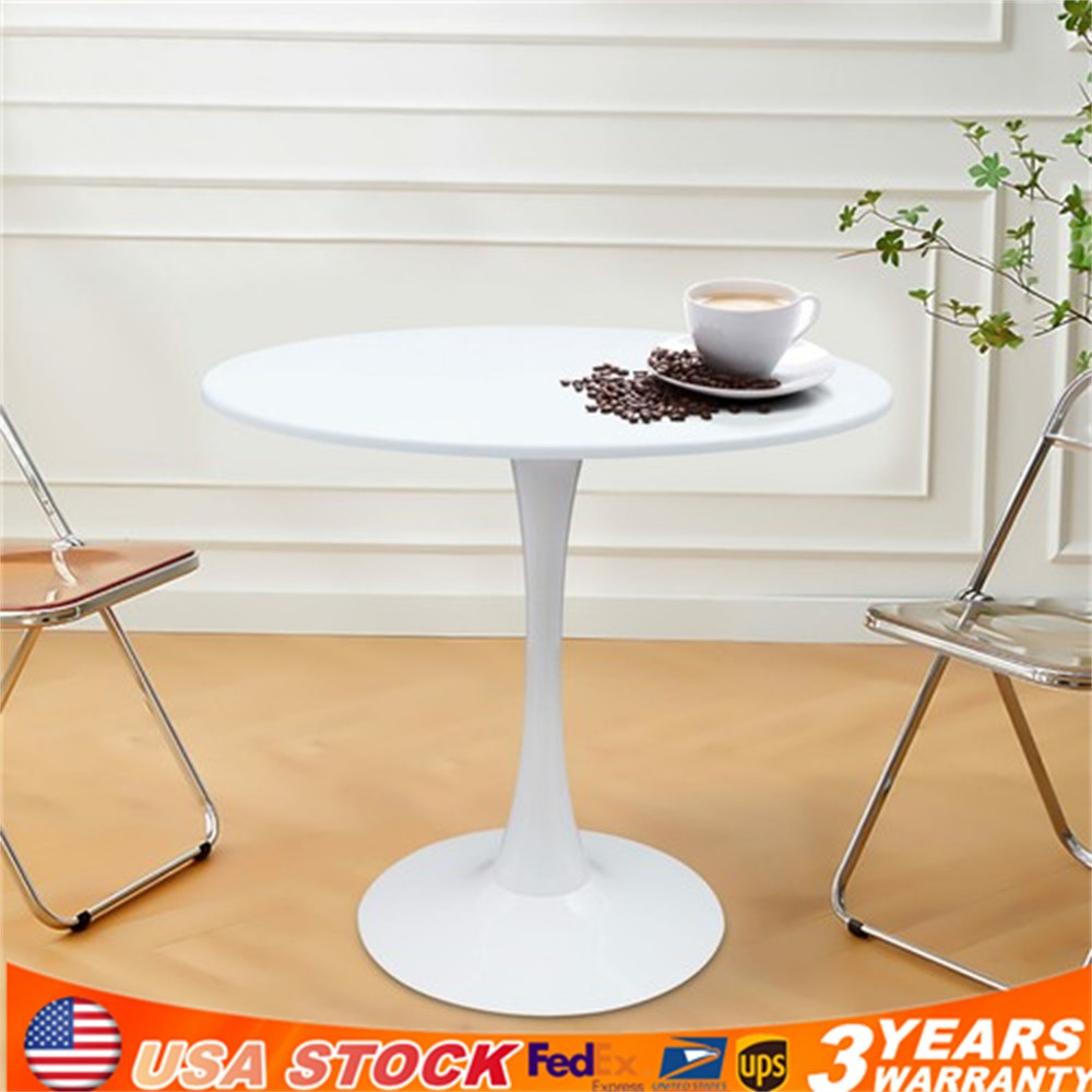 Round Dining Table White Modern Table Dining Table End Side Table Coffee Table